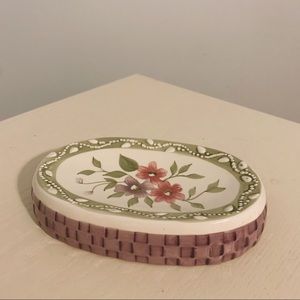 Vintage Flower Soap Dish/ Holder